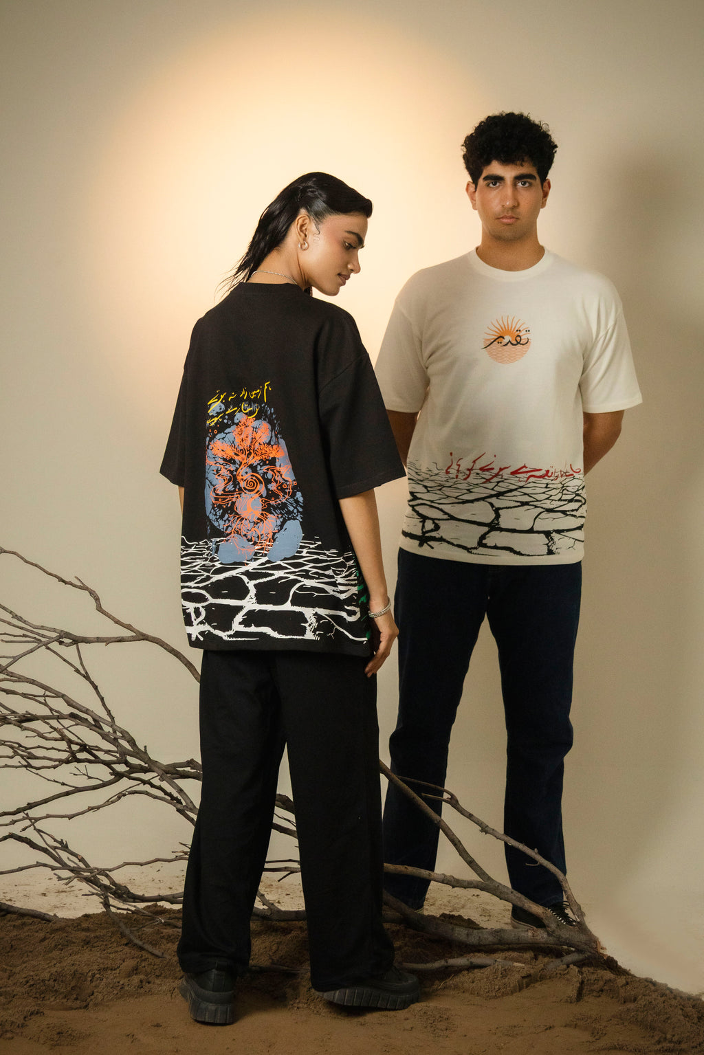 UMEED - White - Drop Shoulder Tee