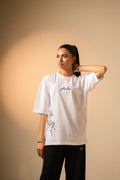 Taqdeer Essentials - Slim Fit Drop Shoulder - White - Vol. 02