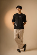 Taqdeer Essentials - Slim Fit Drop Shoulder - Black - Vol. 02