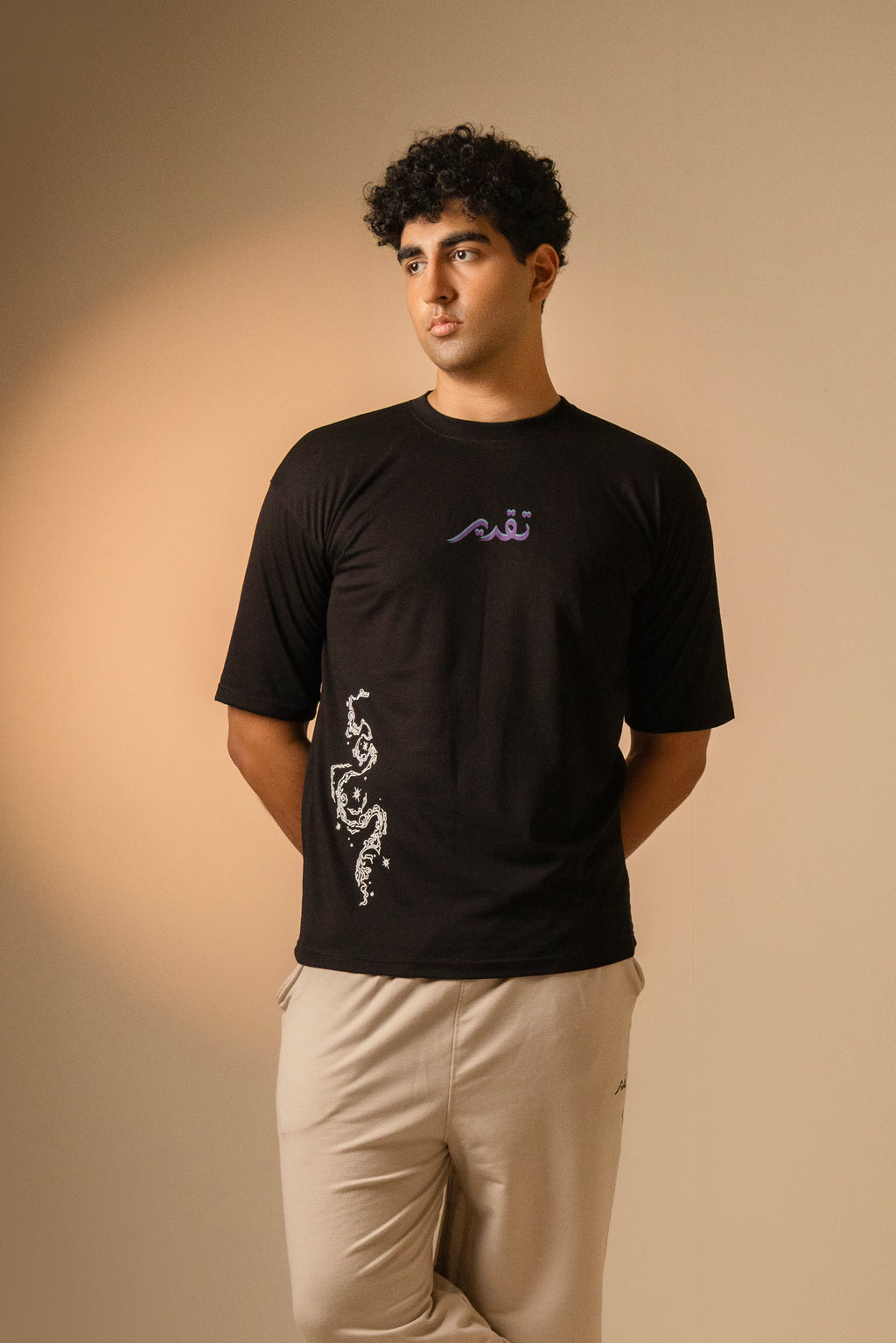 Taqdeer Essentials - Slim Fit Drop Shoulder - Black - Vol. 02