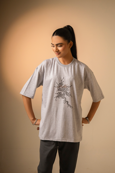 Taqdeer Essentials - Slim Fit Drop Shoulder - Gray - Vol. 02