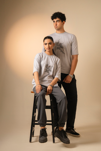 Taqdeer Essentials - Slim Fit Drop Shoulder - Gray - Vol. 02