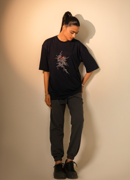 Taqdeer Essentials - Slim Fit Drop Shoulder - Blue - Vol. 02