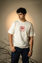 TALAASH - White - Drop Shoulder Tee