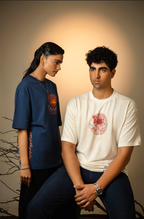 TALAASH - Blue - Drop Shoulder Tee